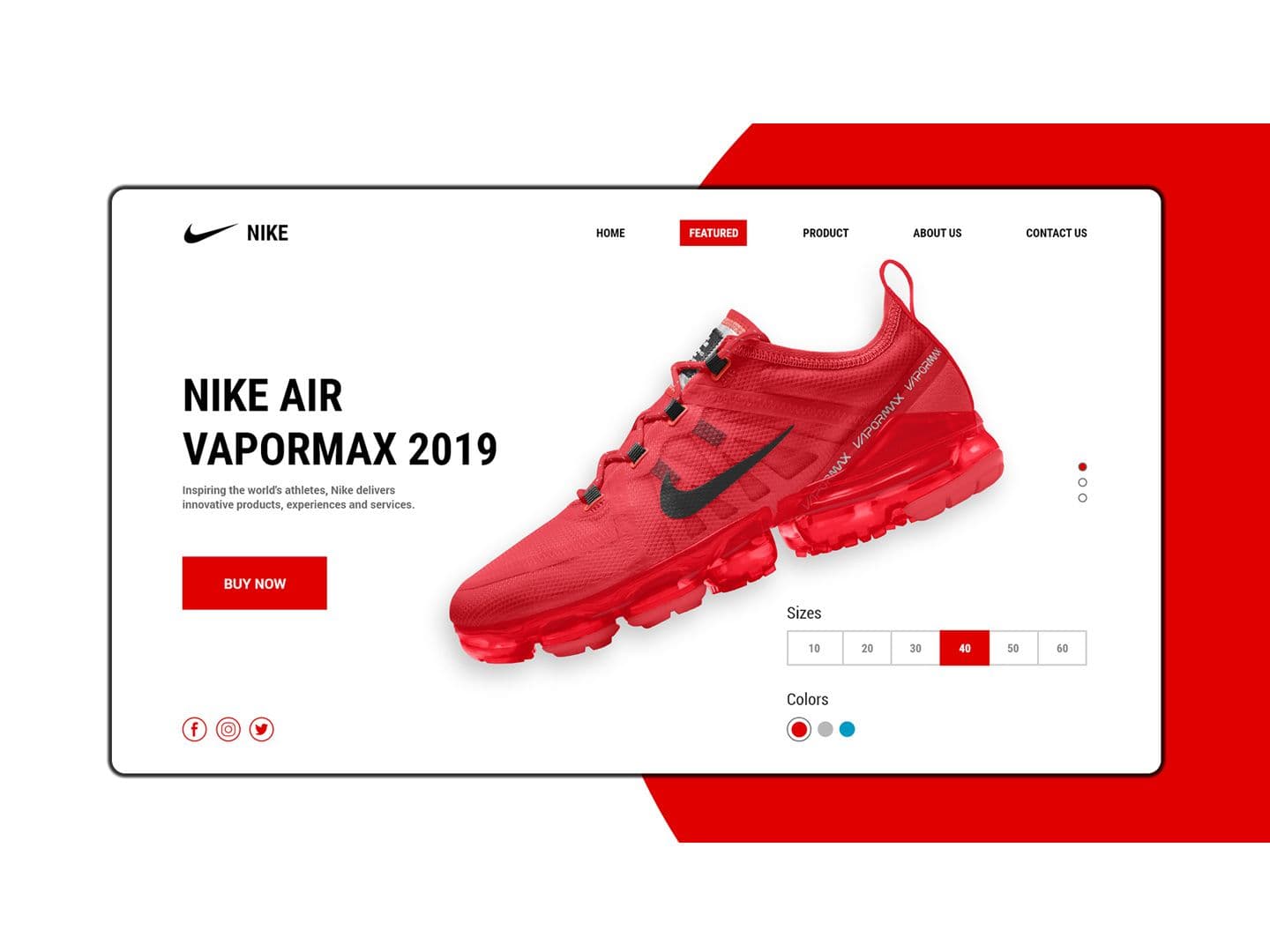 Nike Landing Page